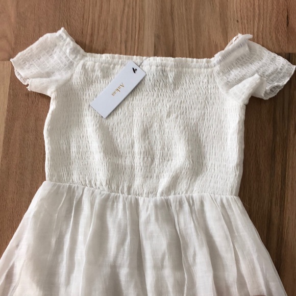 Off Shoulder White Maxi Dress - Picture 7 of 8